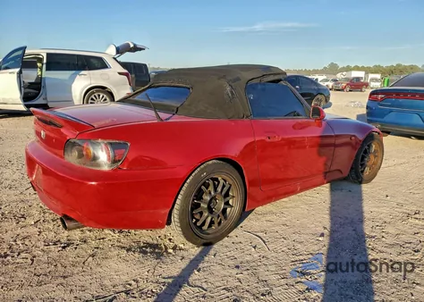 2006 Honda S2000 z USA, uszkodzony, nr VIN JHMAP21466S001632